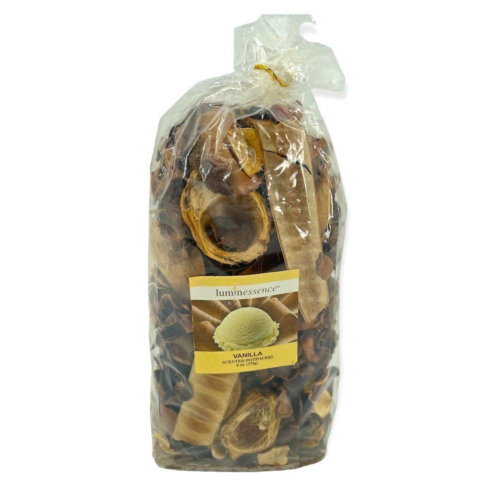 Luminessence Vanilla Scented Dry Loose Potpourri Bag- 6oz (170g)